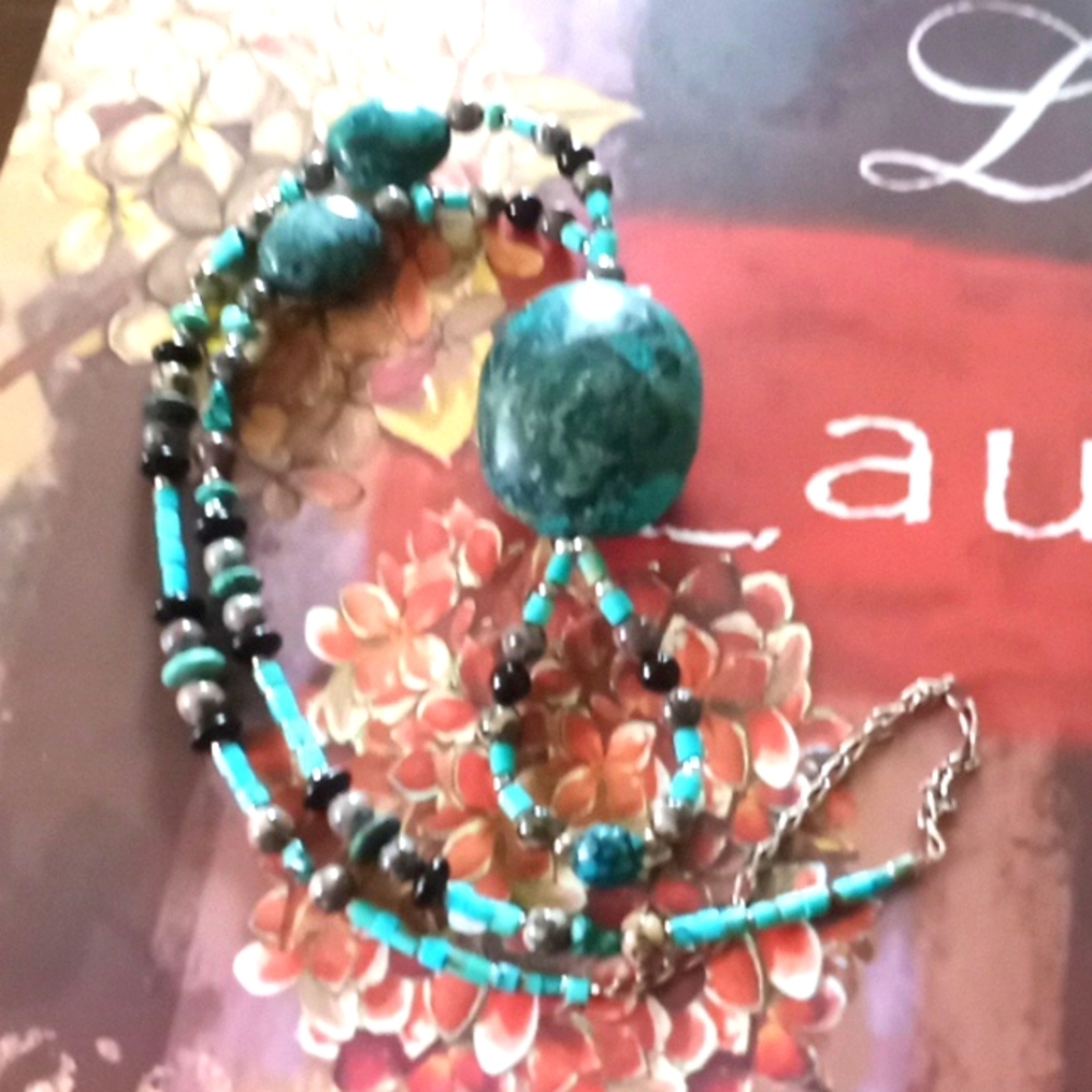 Made by me 💙 Hubei turquoise necklace